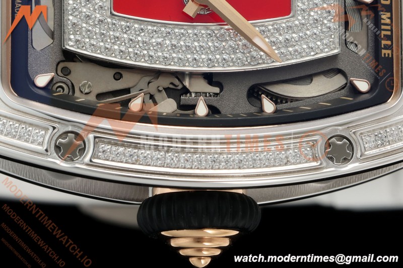 Richard Mille - RM07-01 Ladies Stainless Steel Diamond WHT/RU Red Lips ZF Asian CRMA2