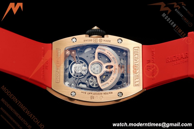 Richard Mille - RM07-01 Ladies Rose Gold Diamond RED/RU Red Lips ZF Asian CRMA2 | 리차드 밀 - RM07-01 레이디스 로즈 골드 다이아몬드 레드/RU 레드 립스 ZF 아시안 CRMA2