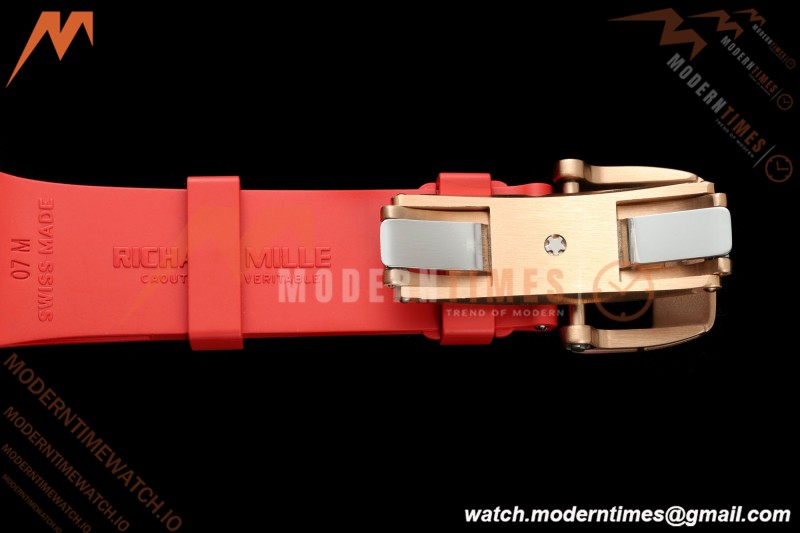 Richard Mille - RM07-01 Ladies Rose Gold Diamond RED/RU Red Lips ZF Asian CRMA2 | 리차드 밀 - RM07-01 레이디스 로즈 골드 다이아몬드 레드/RU 레드 립스 ZF 아시안 CRMA2