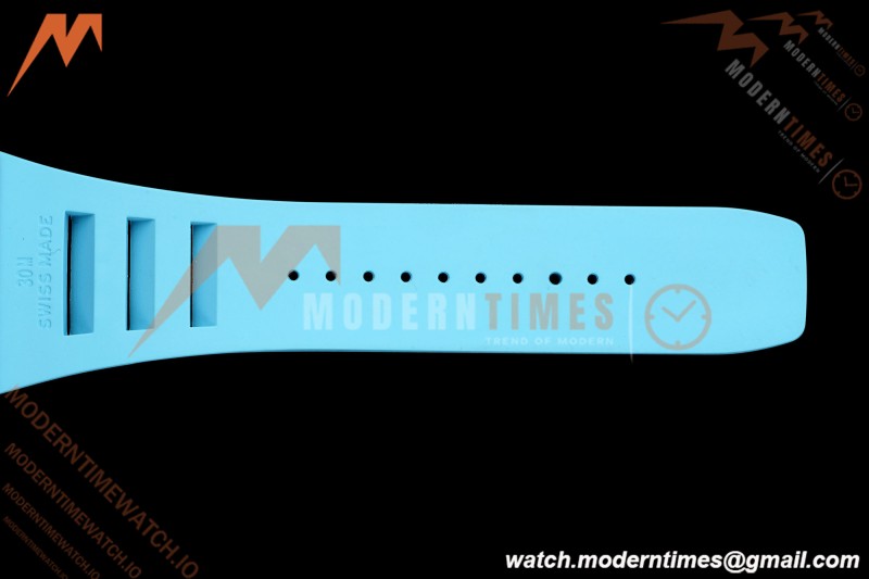 Richard Mille - RM055 Bubba Watson Black NTPT/RU Blu/Blu Rehaut Skeleton KVF RMUL2 | 리차드 밀 - RM055 버바 왓슨 블랙 NTPT/RU 블루/블루 르호 스켈레톤 KVF RMUL2
