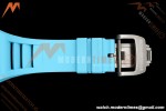 Richard Mille - RM055 Bubba Watson Black NTPT/RU Blu/Blu Rehaut Skeleton KVF RMUL2 | 리차드 밀 - RM055 버바 왓슨 블랙 NTPT/RU 블루/블루 르호 스켈레톤 KVF RMUL2