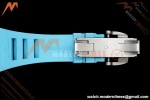 Richard Mille - RM055 Bubba Watson Black NTPT/RU Blu/Blu Rehaut Skeleton KVF RMUL2 | 리차드 밀 - RM055 버바 왓슨 블랙 NTPT/RU 블루/블루 르호 스켈레톤 KVF RMUL2