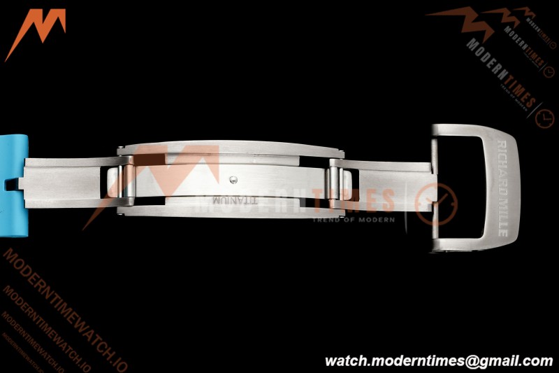 Richard Mille - RM055 Bubba Watson Black NTPT/RU Blu/Blu Rehaut Skeleton KVF RMUL2 | 리차드 밀 - RM055 버바 왓슨 블랙 NTPT/RU 블루/블루 르호 스켈레톤 KVF RMUL2
