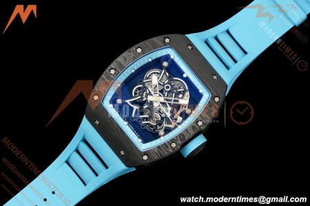 Richard Mille - RM055 Bubba Watson Black NTPT/RU Blu/Blu Rehaut Skeleton KVF RMUL2