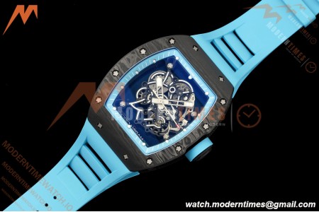 Richard Mille - RM055 Bubba Watson Black NTPT/RU Blu/Blu Rehaut Skeleton KVF RMUL2