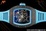 Richard Mille - RM055 Bubba Watson Black NTPT/RU Blu/Blu Rehaut Skeleton KVF RMUL2 | 리차드 밀 - RM055 버바 왓슨 블랙 NTPT/RU 블루/블루 르호 스켈레톤 KVF RMUL2