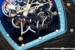 Richard Mille - RM055 Bubba Watson Black NTPT/RU Blu/Blu Rehaut Skeleton KVF RMUL2 | 리차드 밀 - RM055 버바 왓슨 블랙 NTPT/RU 블루/블루 르호 스켈레톤 KVF RMUL2