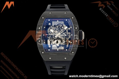 Richard Mille - RM055 Bubba Watson Black NTPT/RU Blk/Red/Blk Rehaut Skeleton KVF RMUL2