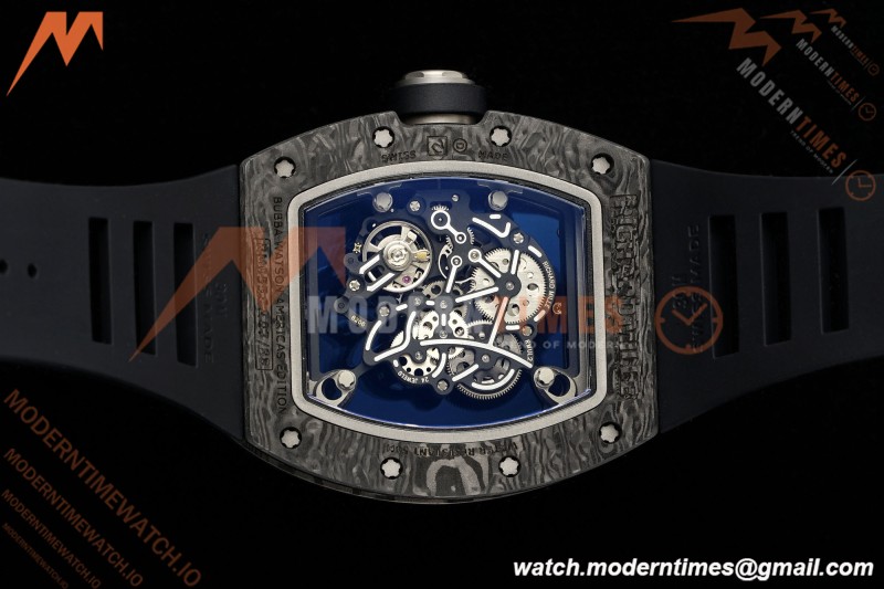Richard Mille - RM055 Bubba Watson Black NTPT/RU Blk/Red/Blk Rehaut Skeleton KVF RMUL2