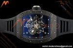 Richard Mille - RM055 Bubba Watson Black NTPT/RU Blk/Red/Blk Rehaut Skeleton KVF RMUL2
