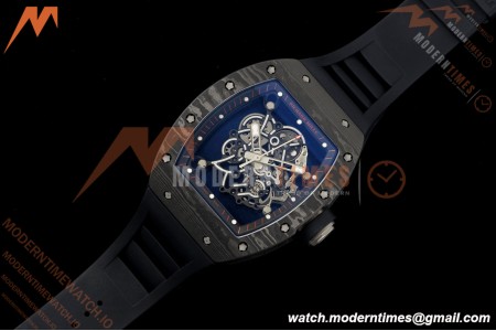 Richard Mille - RM055 Bubba Watson Black NTPT/RU Blk/Red/Blk Rehaut Skeleton KVF RMUL2