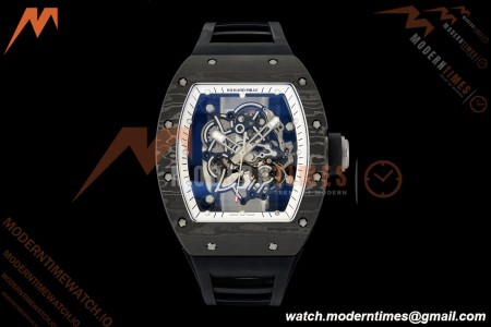Richard Mille - RM055 Bubba Watson Black NTPT/RU Blk/Blk/Wht Rehaut Skeleton KVF RMUL2
