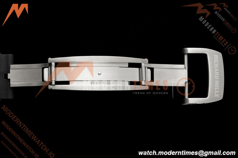 Richard Mille - RM055 Bubba Watson Black NTPT/RU Blk/Blk/Wht Rehaut Skeleton KVF RMUL2 | 리차드 밀 - RM055 버바 왓슨 블랙 NTPT/RU 블랙/블랙/화이트 르호 스켈레톤 KVF RMUL2