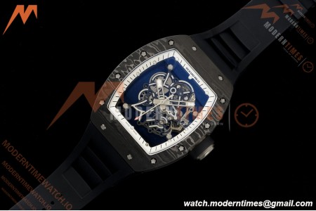 Richard Mille - RM055 Bubba Watson Black NTPT/RU Blk/Blk/Wht Rehaut Skeleton KVF RMUL2