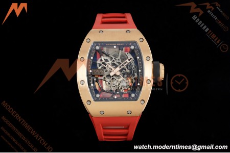 Richard Mille - RM035 Rafael Nadal Americas Limited CER/VRU RG/Red/Blk Skeleton KVF RMUL1 | 리차드 밀 - RM035 라파엘 나달 아메리카스 리미티드 CER/VRU RG/레드/블랙 스켈레톤 KVF RMUL1
