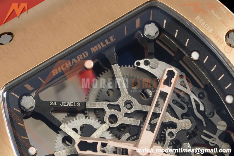 Richard Mille - RM035 Rafael Nadal Americas Limited CER/VRU RG/Red/Blk Skeleton KVF RMUL1