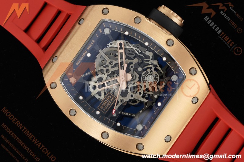 Richard Mille - RM035 Rafael Nadal Americas Limited CER/VRU RG/Red/Blk Skeleton KVF RMUL1
