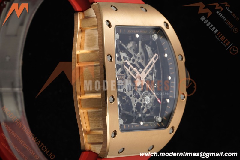Richard Mille - RM035 Rafael Nadal Americas Limited CER/VRU RG/Red/Blk Skeleton KVF RMUL1