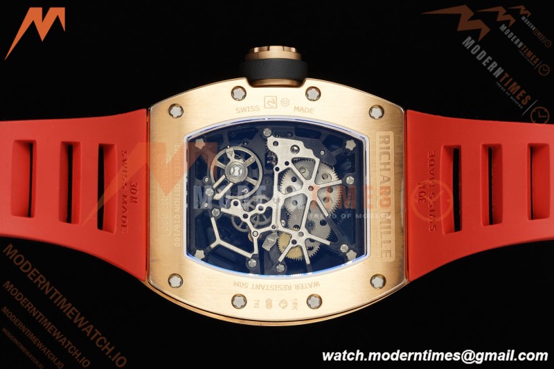 Richard Mille - RM035 Rafael Nadal Americas Limited CER/VRU RG/Red/Blk Skeleton KVF RMUL1