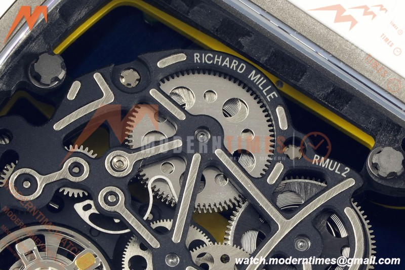 Richard Mille - RM061 Yohan Blake White Ceramic Wht/Grn/Yelw Skeleton APSF RMUL2