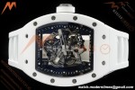 Richard Mille - RM055 Bubba Watson White CER/RU Wht/Blk Rehaut Skeleton APSF V2 RMUL2