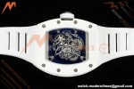 Richard Mille - RM055 Bubba Watson White CER/RU Wht/Blk Rehaut Skeleton APSF V2 RMUL2