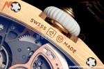 Richard Mille - RM07-01 Rose Gold Snow Set Diamond Wht/RU White Mop ZF Asian CRMA2