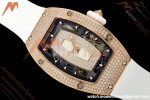 Richard Mille - RM07-01 Rose Gold Snow Set Diamond Wht/RU White Mop ZF Asian CRMA2