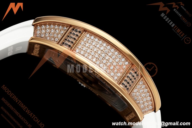 Richard Mille - RM07-01 Rose Gold Snow Set Diamond Wht/RU White Mop ZF Asian CRMA2
