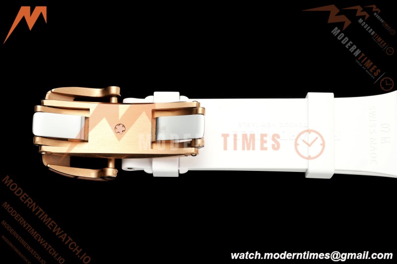 Richard Mille - RM07-01 Rose Gold Snow Set Diamond Wht/RU Red Lips ZF Asian CRMA2
