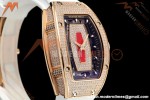 Richard Mille - RM07-01 Rose Gold Snow Set Diamond Wht/RU Red Lips ZF Asian CRMA2