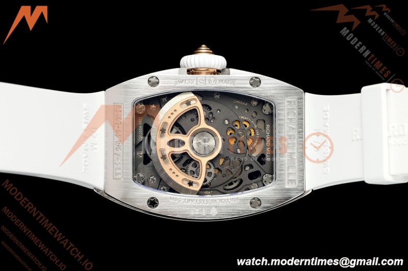 Richard Mille - RM07-01 Snow Set Diamond Crested Wht/RU White Mop ZF Asian CRMA2