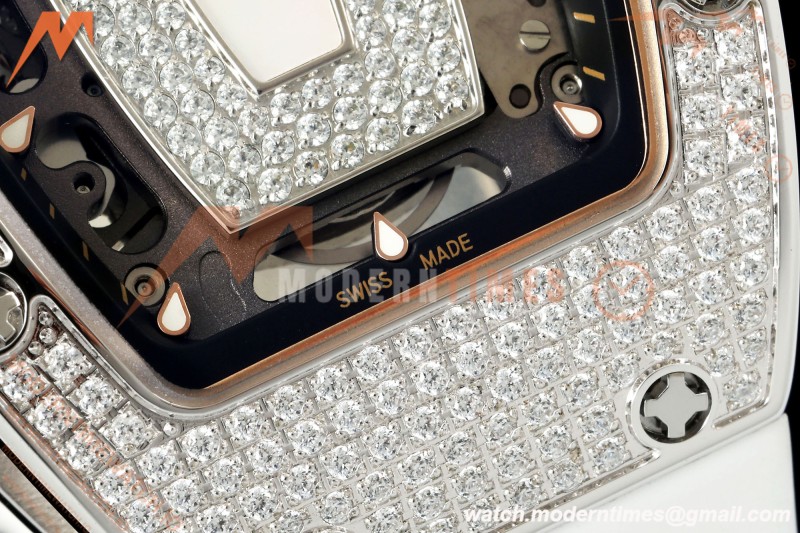 Richard Mille - RM07-01 Snow Set Diamond Crested Wht/RU White Mop ZF Asian CRMA2