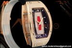 Richard Mille - RM07-01 Rose Gold Snow Set Diamond Blk/RU Red Lips ZF Asian CRMA2