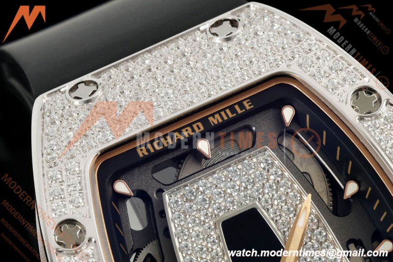 Richard Mille - RM07-01 Snow Set Diamond Crested Blk/RU Black Onyx ZF Asian CRMA2