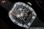 Richard Mille - RM055 AET Remould Transparent Crystal Black Strap Black Rehaut Skeleton SONIC RMUL2 | 리차드 밀 - RM055 AET 리몰드 투명 크리스털 블랙 스트랩 블랙 르호 스켈레톤 소닉 RMUL2