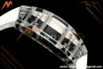 Richard Mille - RM055 AET Remould Transparent Crystal White Strap White Rehaut Skeleton SONIC RMUL2