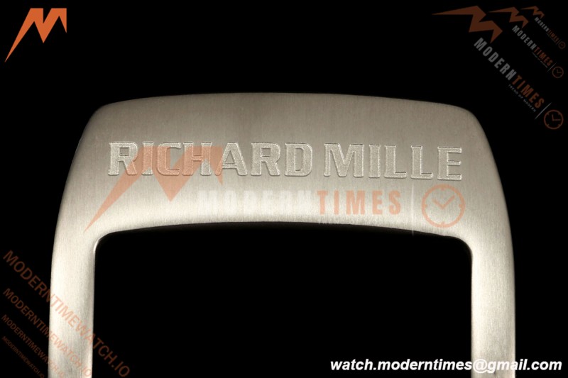 Richard Mille - RM055 AET Remould Transparent Crystal White Strap White Rehaut Skeleton SONIC RMUL2