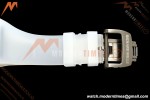 Richard Mille - RM055 AET Remould Transparent Crystal Transparent Strap White Rehaut Skeleton SONIC RMUL2