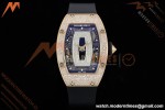 Richard Mille - RM07-01 Rose Gold Snow Set Diamond Blk/RU/Wht Black Onyx ZF Asian CRMA2