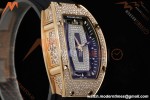 Richard Mille - RM07-01 Rose Gold Snow Set Diamond Blk/RU/Wht Black Onyx ZF Asian CRMA2