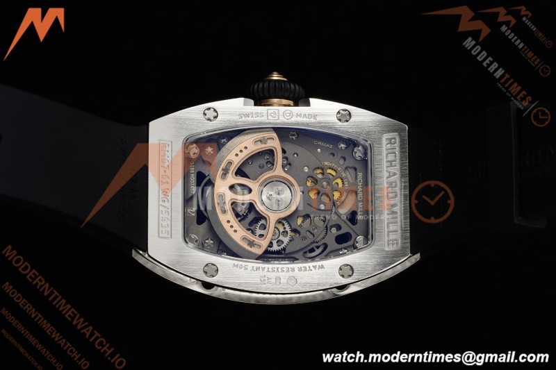 Richard Mille - RM07-01 Snow Set Diamond Crested Blk/RU/Wht Black Onyx ZF Asian CRMA2