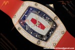 Richard Mille - RM07-01 Ladies Rose Gold Diamond Red/RU/Wht Red Lips ZF Asian CRMA2