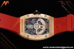 Richard Mille - RM07-01 Ladies Rose Gold Diamond Red/RU/Wht Red Lips ZF Asian CRMA2