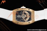 Richard Mille - RM07-01 Rose Gold Snow Set Diamond Wht/RU/Wht White Mop ZF Asian CRMA2