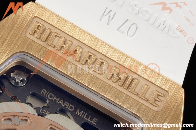 Richard Mille - RM07-01 Rose Gold Snow Set Diamond Wht/RU/Wht White Mop ZF Asian CRMA2
