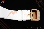 Richard Mille - RM07-01 Rose Gold Snow Set Diamond Wht/RU/Wht White Mop ZF Asian CRMA2