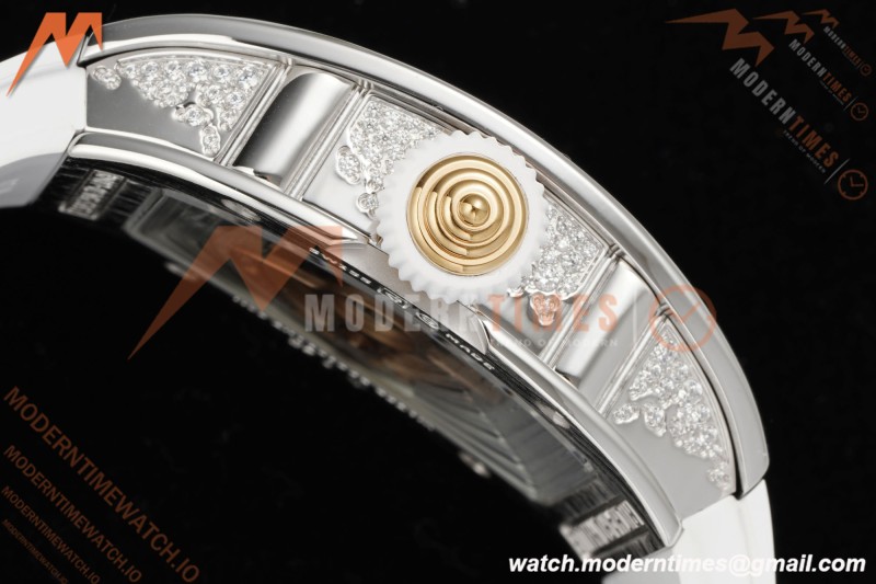 Richard Mille - RM07-01 Snow Set Diamond Crested Wht/RU/Wht White Mop ZF Asian CRMA2