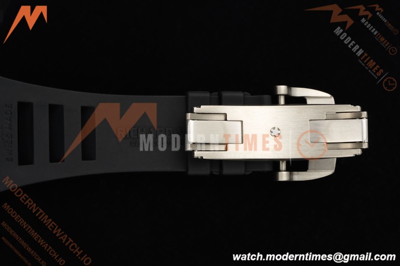 Richard Mille - RM055 Custom Made Free Sprung Black CER/RU Silv/Blk Skeleton ZGF RMUL2