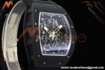 Richard Mille - RM055 Custom Made Free Sprung Black CER/RU Silv/Blk Skeleton ZGF RMUL2